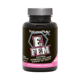 NaturesPlus, E Fem for Women, Natural Hormonal Balance & Boost of Youth, 60 Vegetarian Capsules